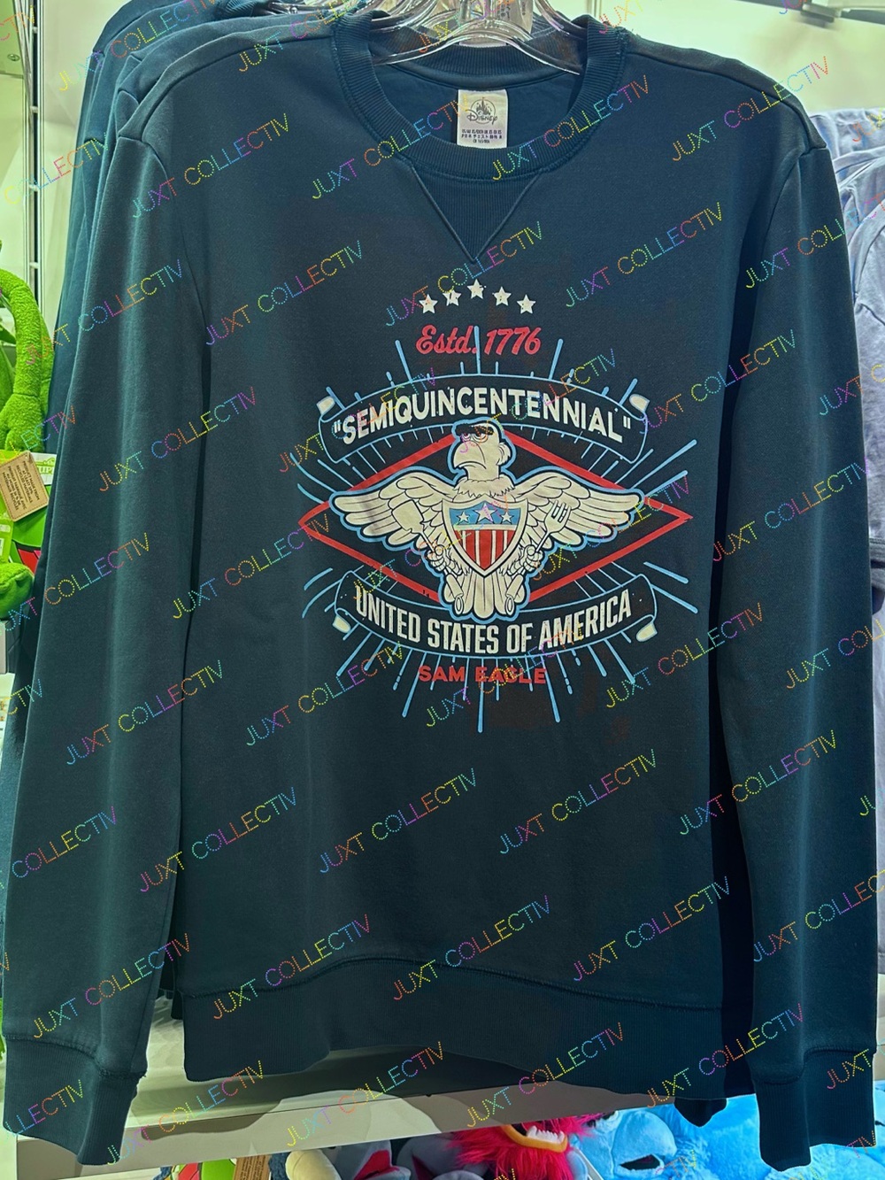 Disneyland Americana Semiquincentennial Sam Eagle The Muppets Sweater